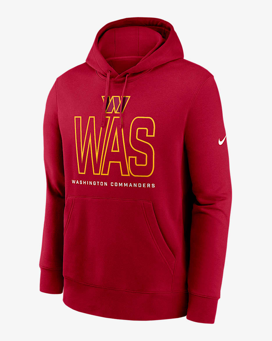 Washington Commanders Busted Play Club Men's Nike NFL Pullover Hoodie - Red