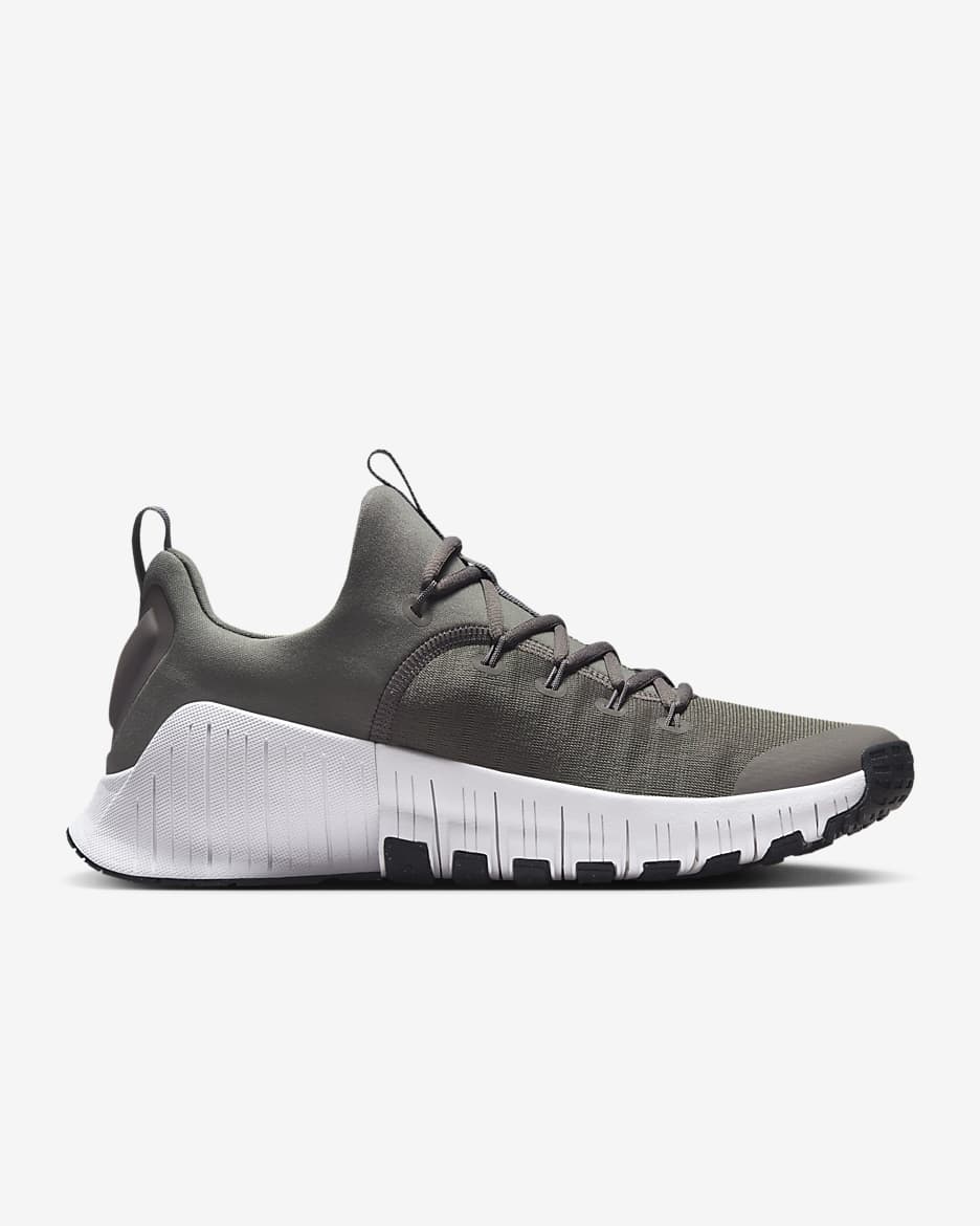 Nike Free Metcon 6 work-outschoenen voor heren - Flat Pewter/Anthracite/Summit White/Wit