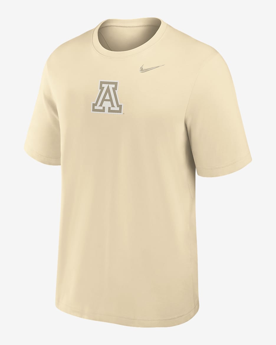 Arizona Wildcats Performance Primary Statement Men's Nike Dri-FIT College T-Shirt - Cream
