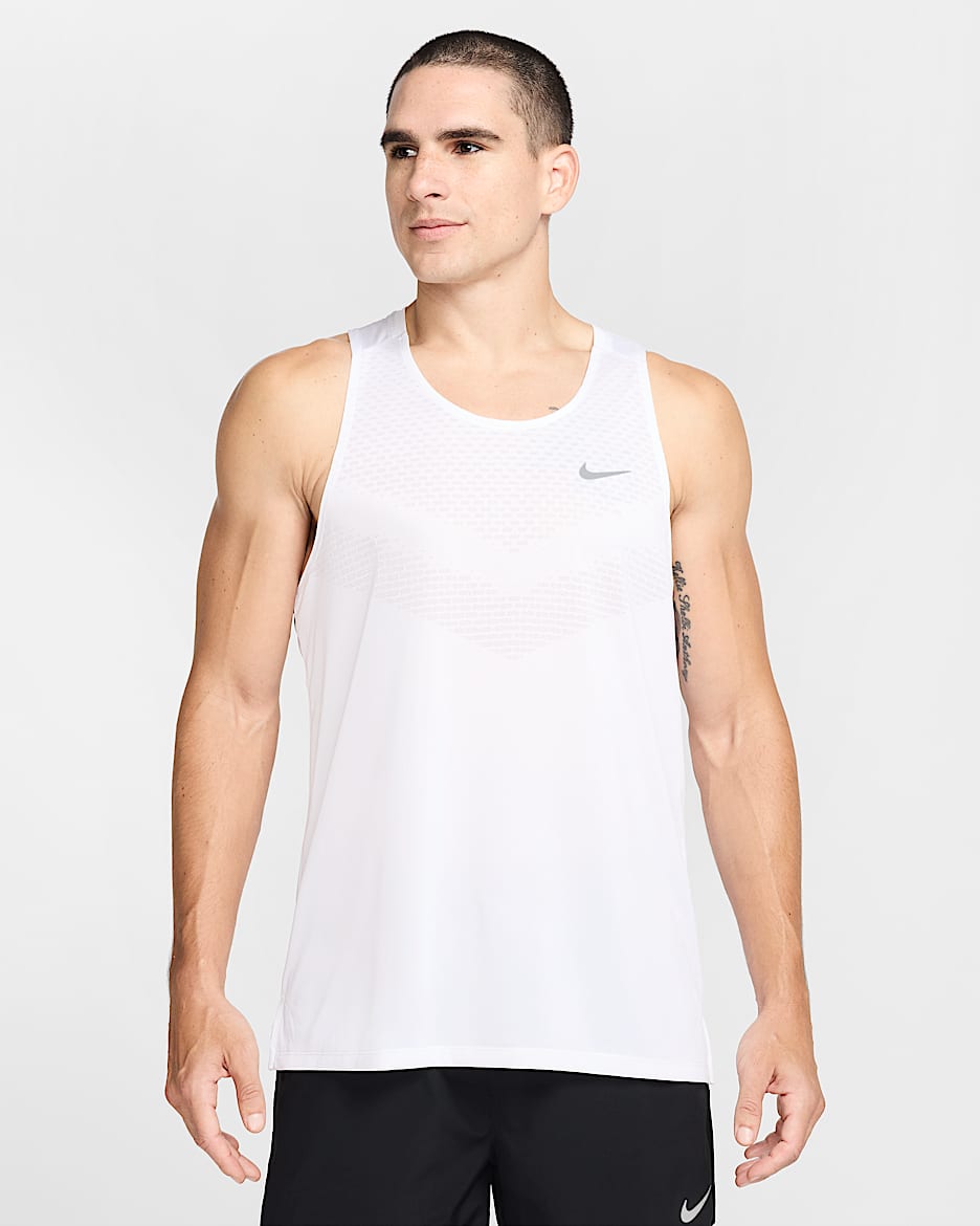 Nike Stride Men's Dri-FIT ADV Running Tank Top - White