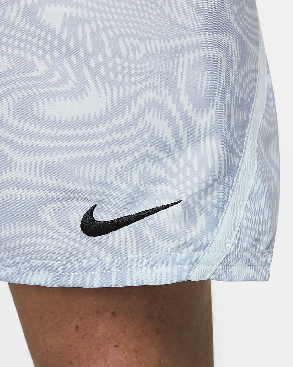 NikeCourt Victory Dri-FIT tennisshorts voor heren (23 cm) - Glacier Blue/Glacier Blue/Zwart