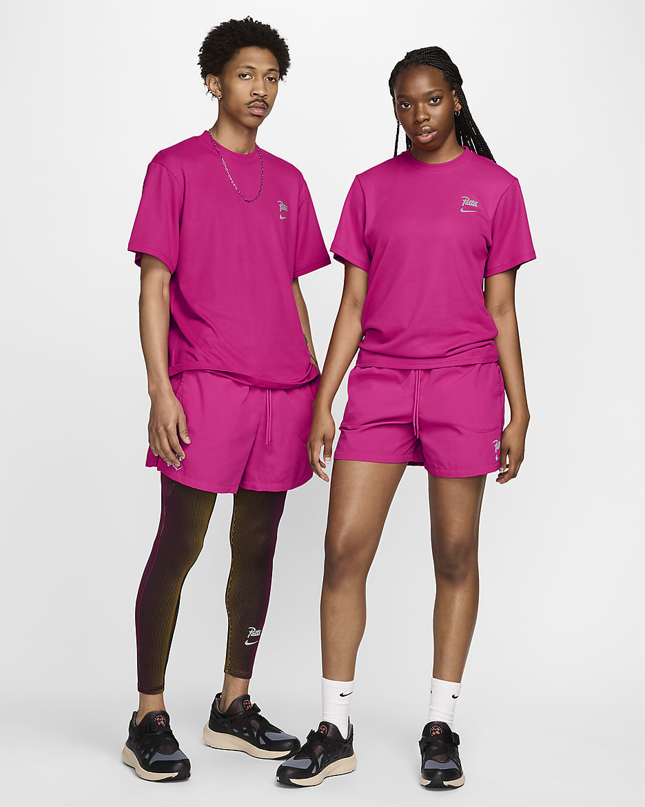 Nike x Patta Running Team Men's Shorts - Fireberry