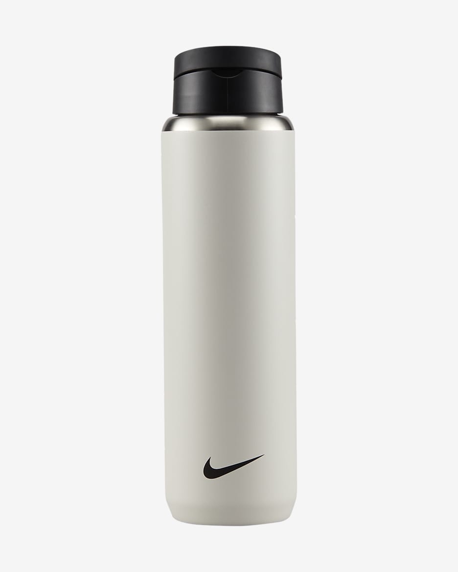 Nike Recharge Stainless Steel Straw Bottle (710ml approx.) - Light Bone/Black/Black