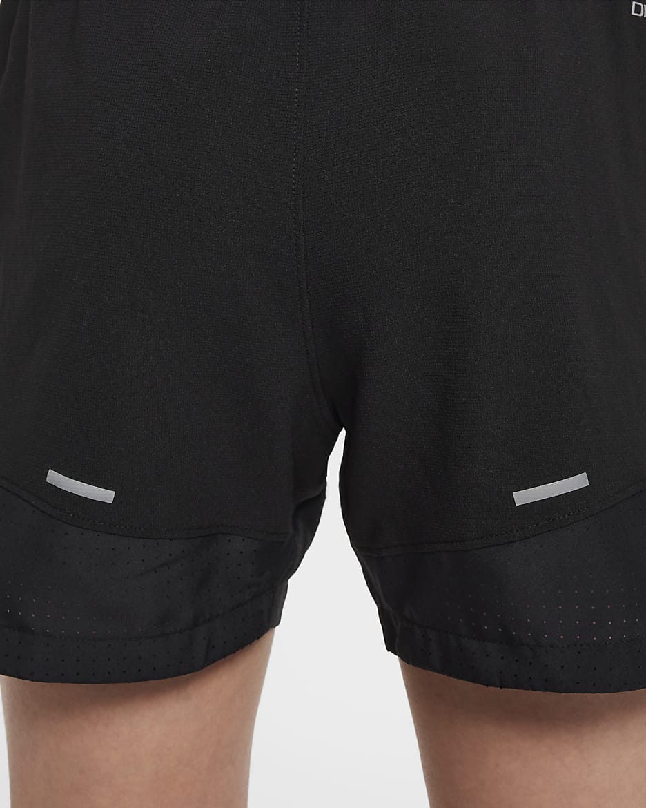 Nike Multi Tech EasyOn Older Kids' (Boys') Dri-FIT Training Shorts - Black/Black/Anthracite