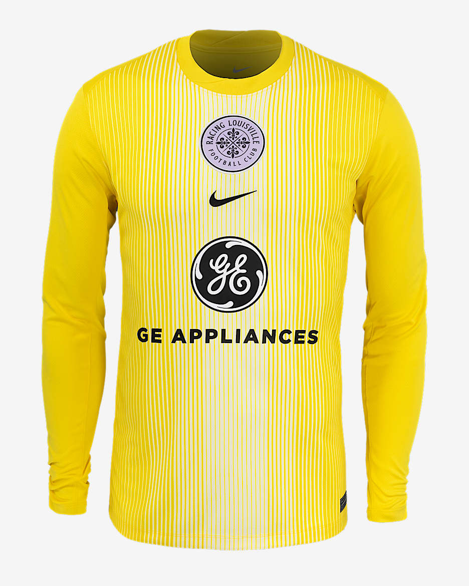 Racing Louisville FC 2025 Stadium Goalkeeper Men's Nike NWSL Replica Jersey - Coconut Milk/Lightning