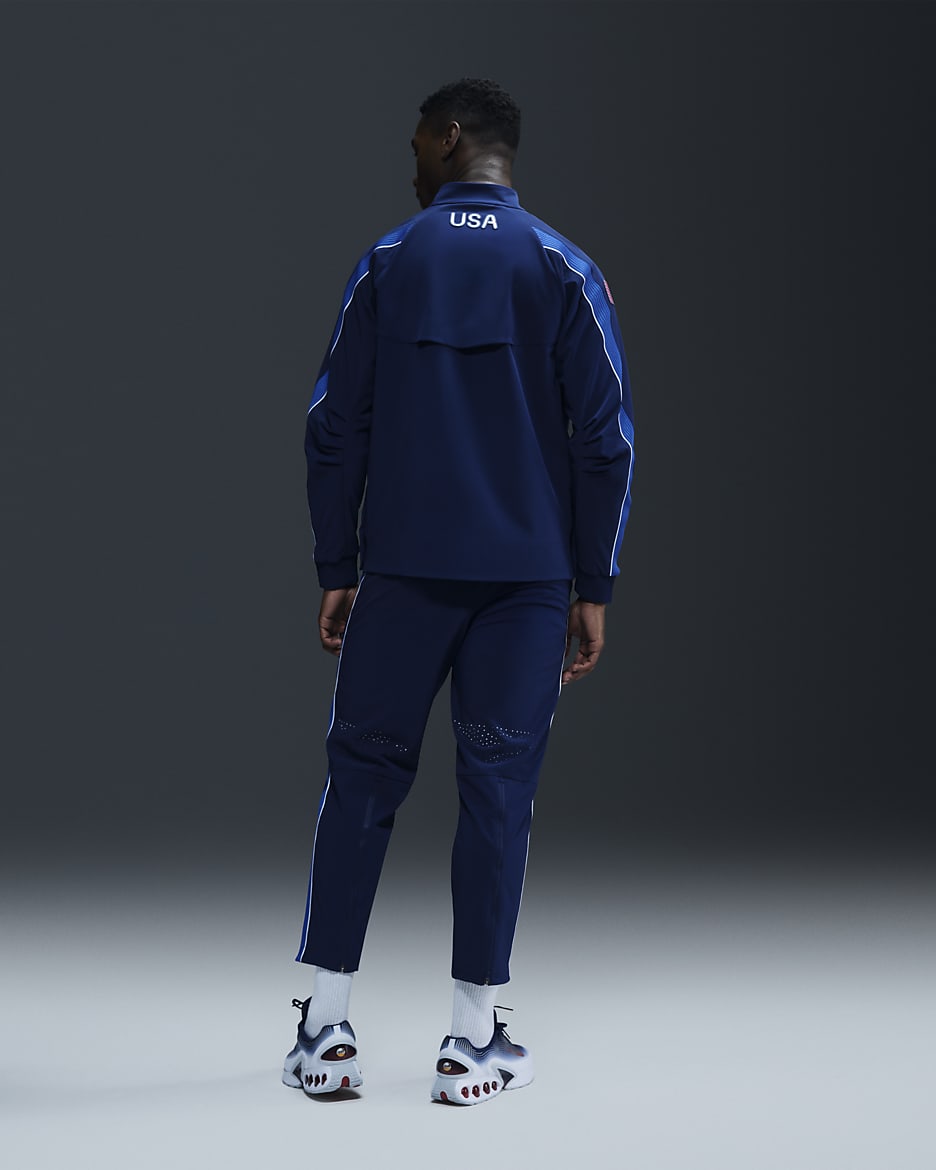 USA Men's Nike Pants - Blue Void/Hyper Royal/White