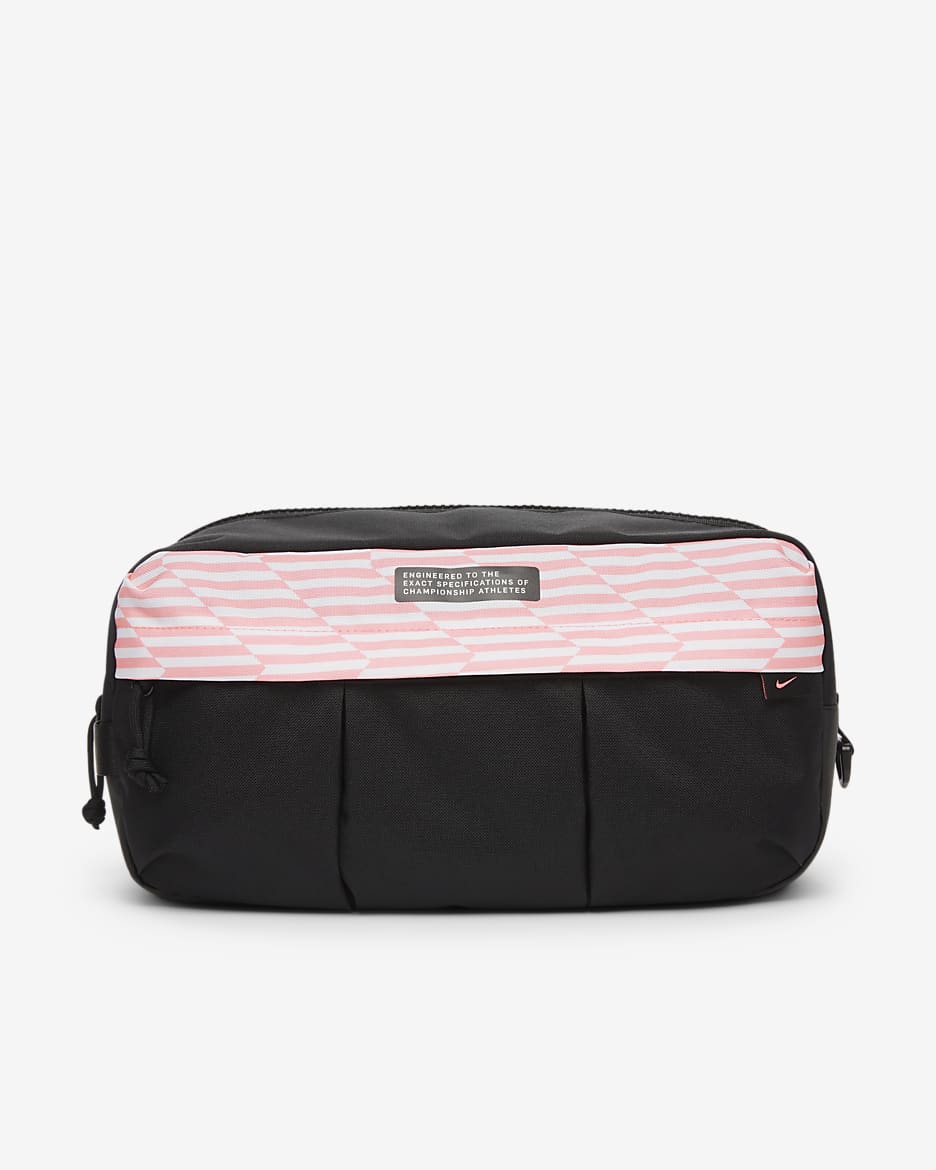 Nike Academy Football Shoe Bag - Black/Sunset Pulse/Black