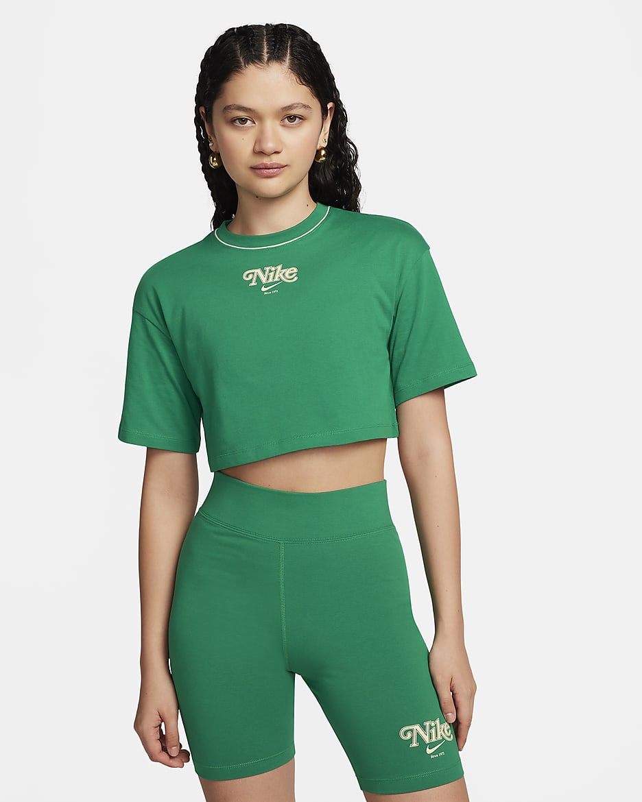 Nike Sportswear kort T-skjorte til dame - Malachite