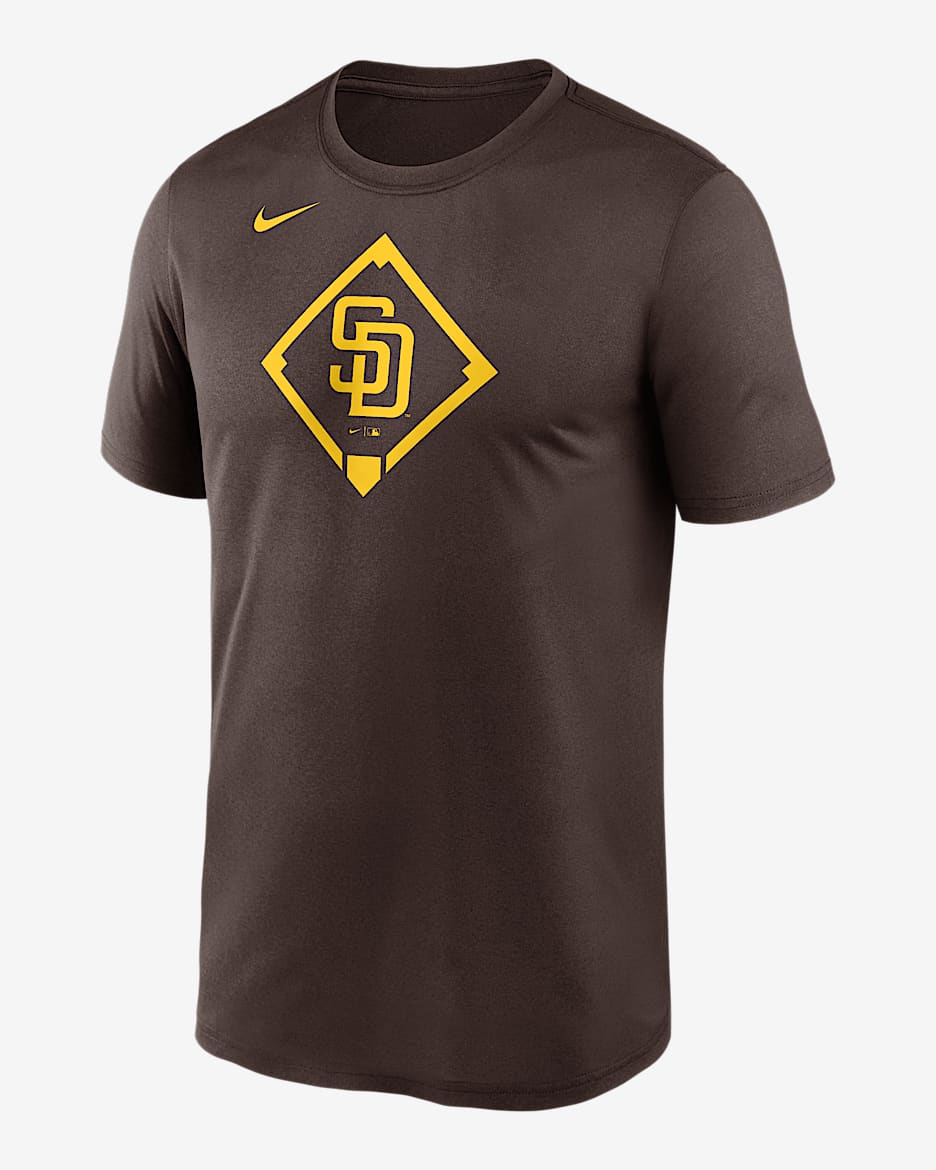 Playera Nike Dri-FIT de la MLB para hombre San Diego Padres Icon Legend - Marrón
