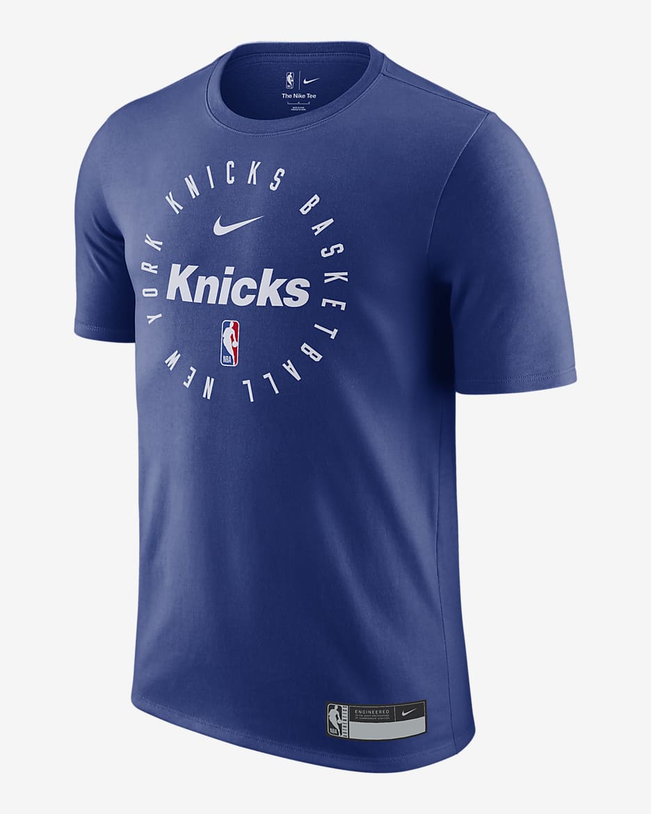 New York Knicks Men's Nike Dri-FIT NBA T-Shirt - Rush Blue/White