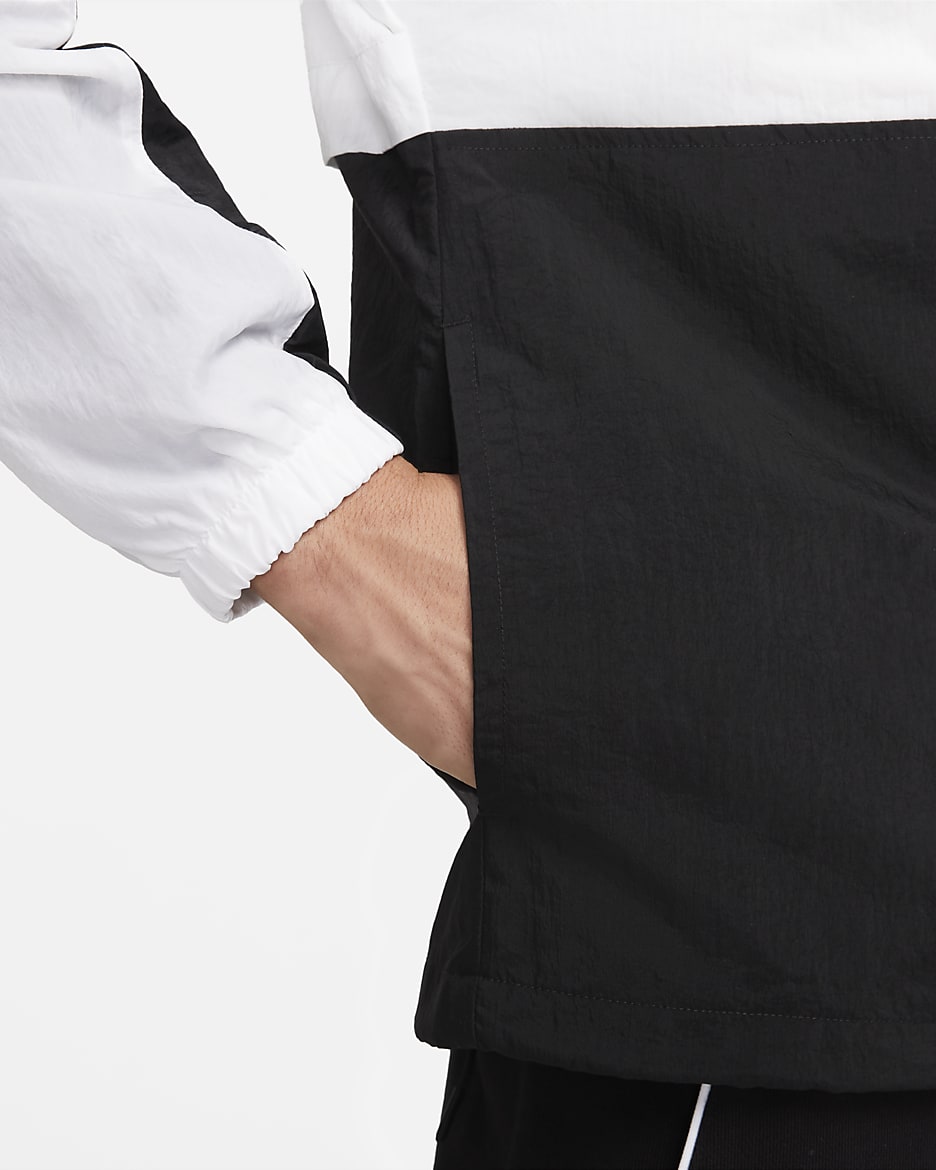 nike sportswear hooded woven jacket