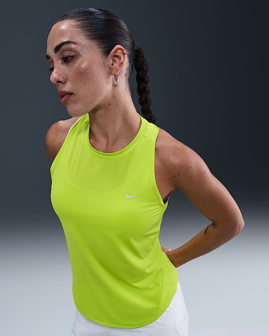 Nike Swift Women's Dri-FIT Running Tank Top - Cyber