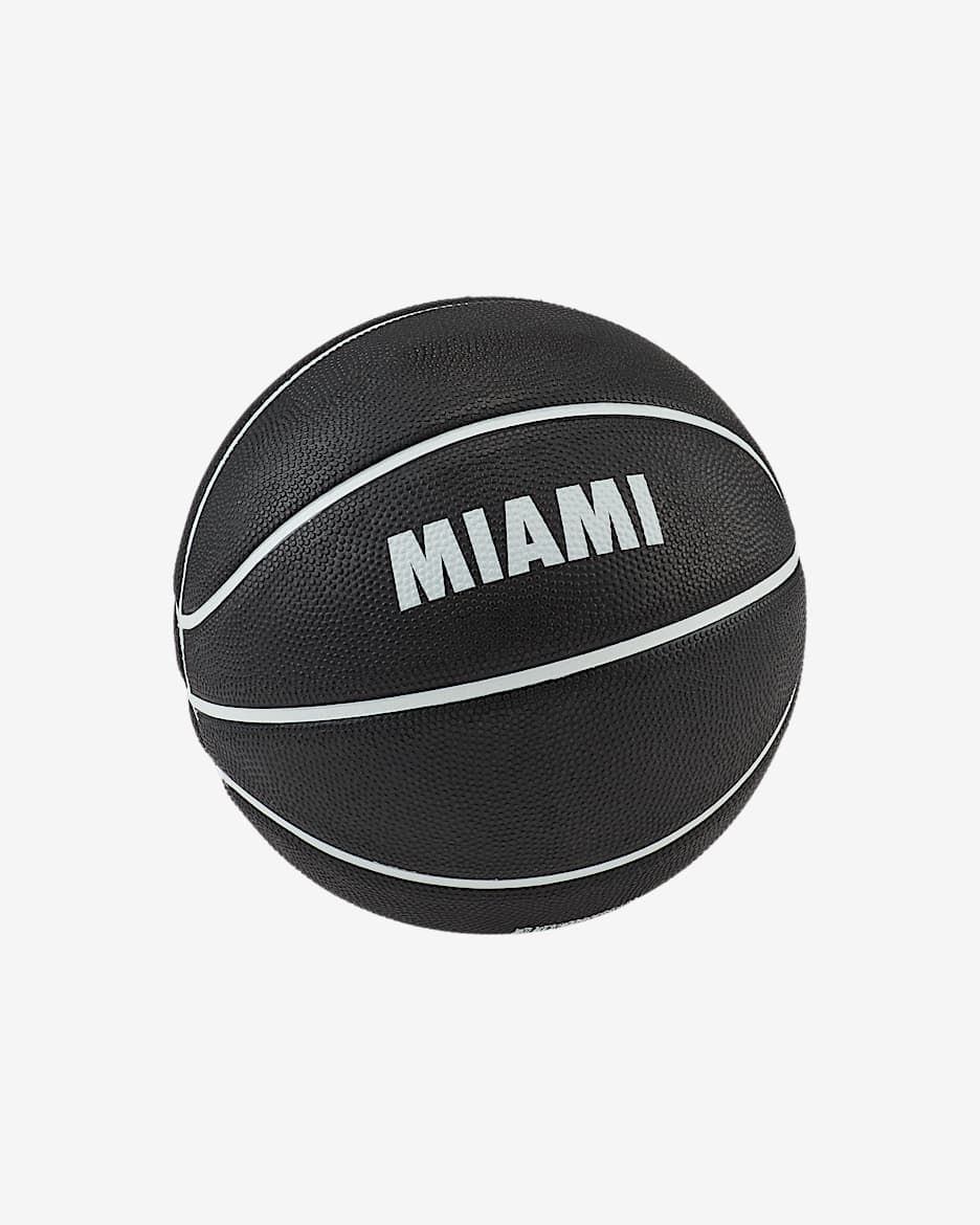 Balón de básquetbol (tamaño 3) Nike Skills Miami - Negro/Blanco/Blanco