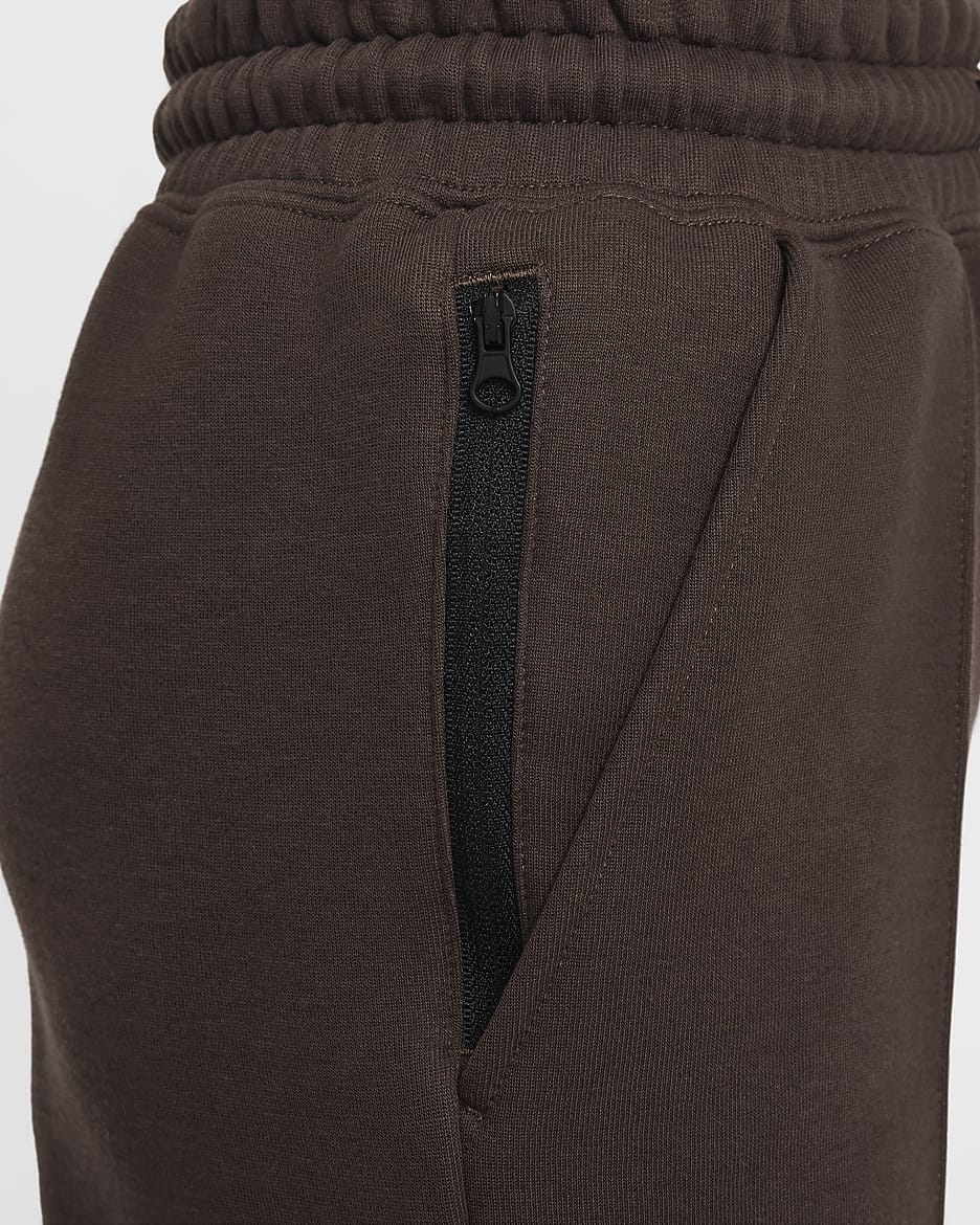 Pantalon de survêtement Nike Sportswear Tech Fleece pour ado (fille) - Baroque Brown/Noir/Noir