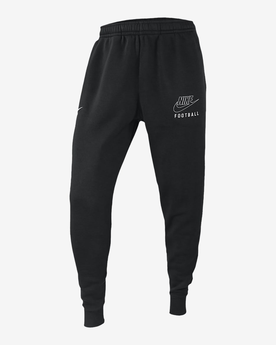 Joggers de fútbol para hombre Nike Swoosh Club Fleece - Negro