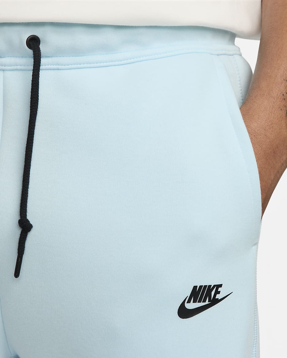 Nike Sportswear Tech Fleece Joggers - Home - Glacier Blue/Negre