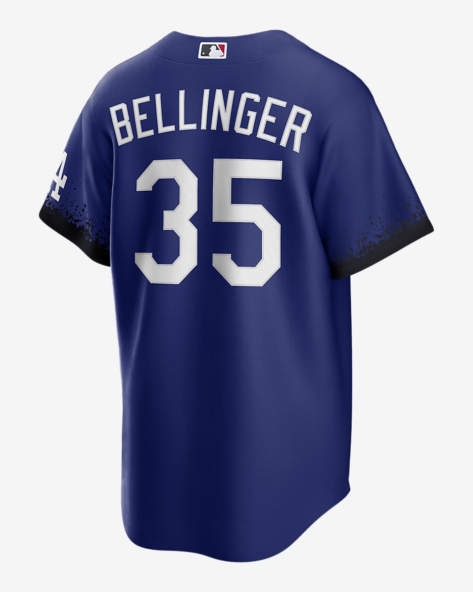 MLB Los Angeles Dodgers City Connect (Cody Bellinger) Men's Replica Baseball Jersey - Deep Royal Blue