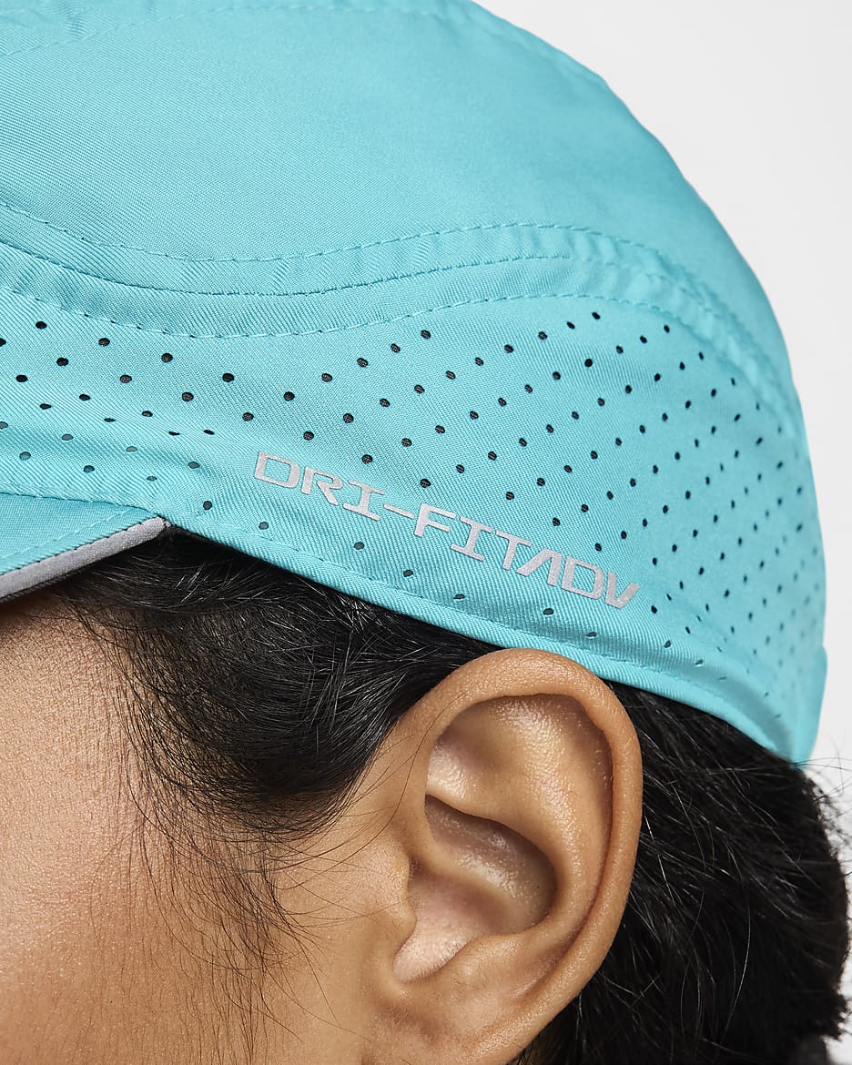 หมวกแก๊ปสะท้อนแสงแบบไร้โครง Nike Dri-FIT ADV Fly - Dusty Cactus/Anthracite