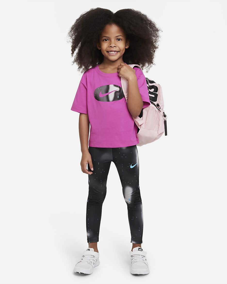 Nike Kids Create Graphic Boxy Tee Little Kids' T-Shirt - Active Fuchsia