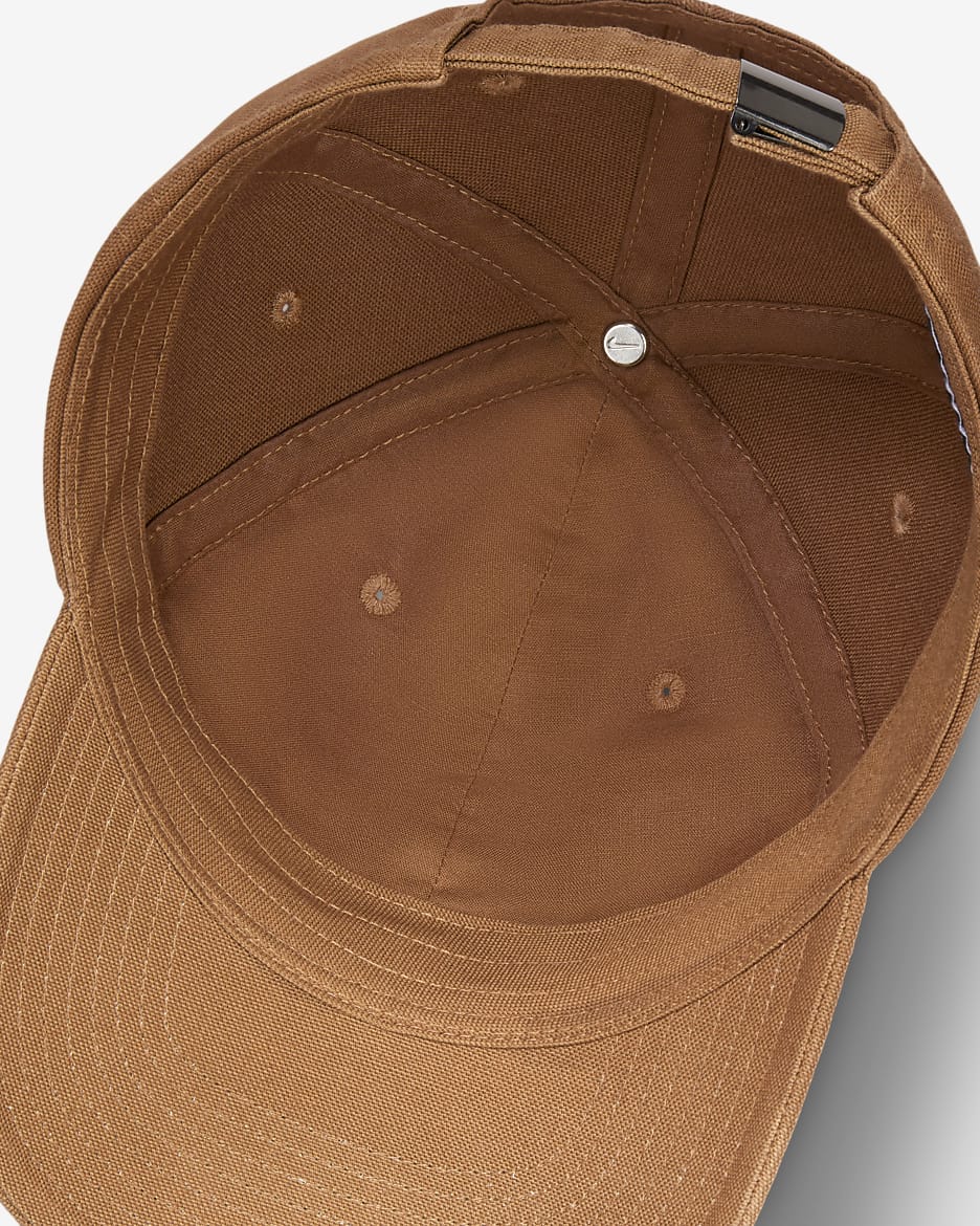 Nike SB Club Unstructured Skate Cap - Light British Tan/White