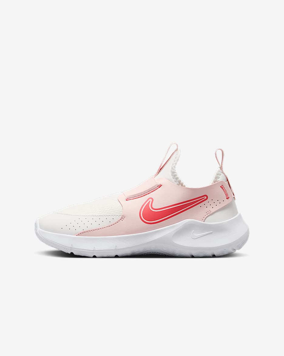Nike Flex Runner 3 大童路跑鞋 - Summit White/Echo Pink/Magic Ember