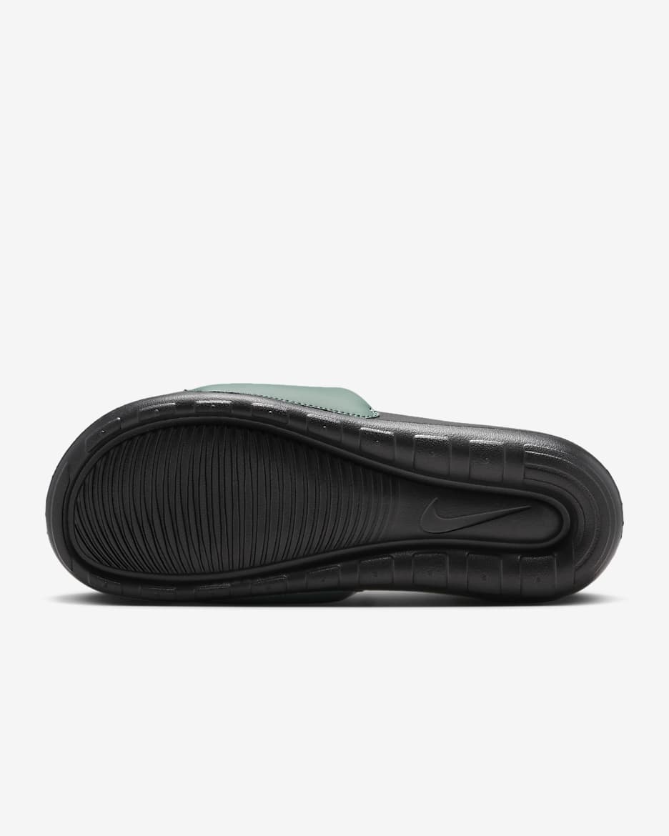 Chanclas para hombre Nike Victori One - Negro/Verde vintage/Broncino