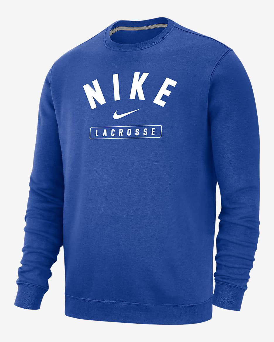 Sudadera de cuello redondo para hombre Nike Lacrosse - Royal juego