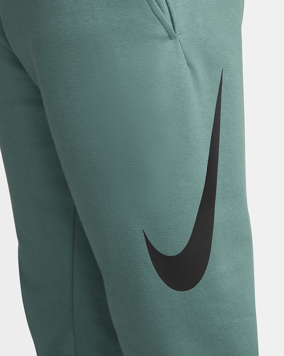 Nike Dry Graphic Dri-FIT toelopende fitnessbroek voor heren - Bicoastal/Zwart