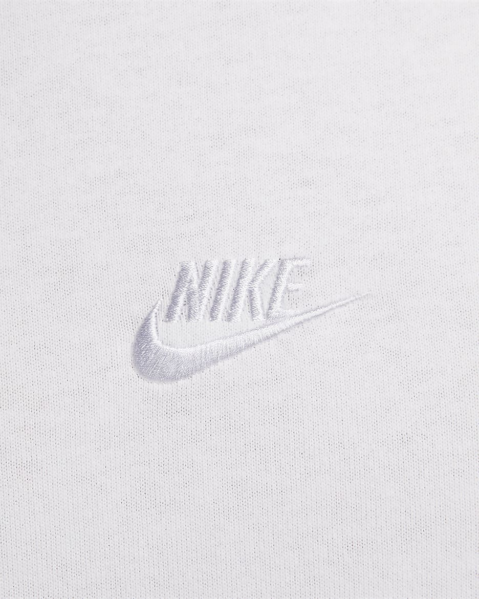 Nike Sportswear Premium Essentials 男款 T 恤 - 白色/白色