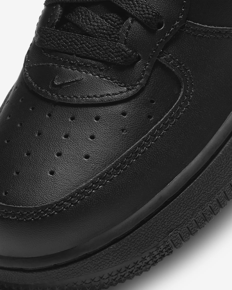 Tenis para niños de preescolar Nike Air Force 1 LE - Negro/Negro