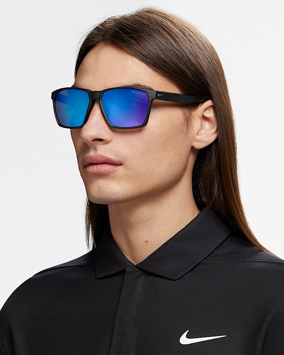 Lentes de sol para golf Nike Maverick Polarized - Negro/Plata