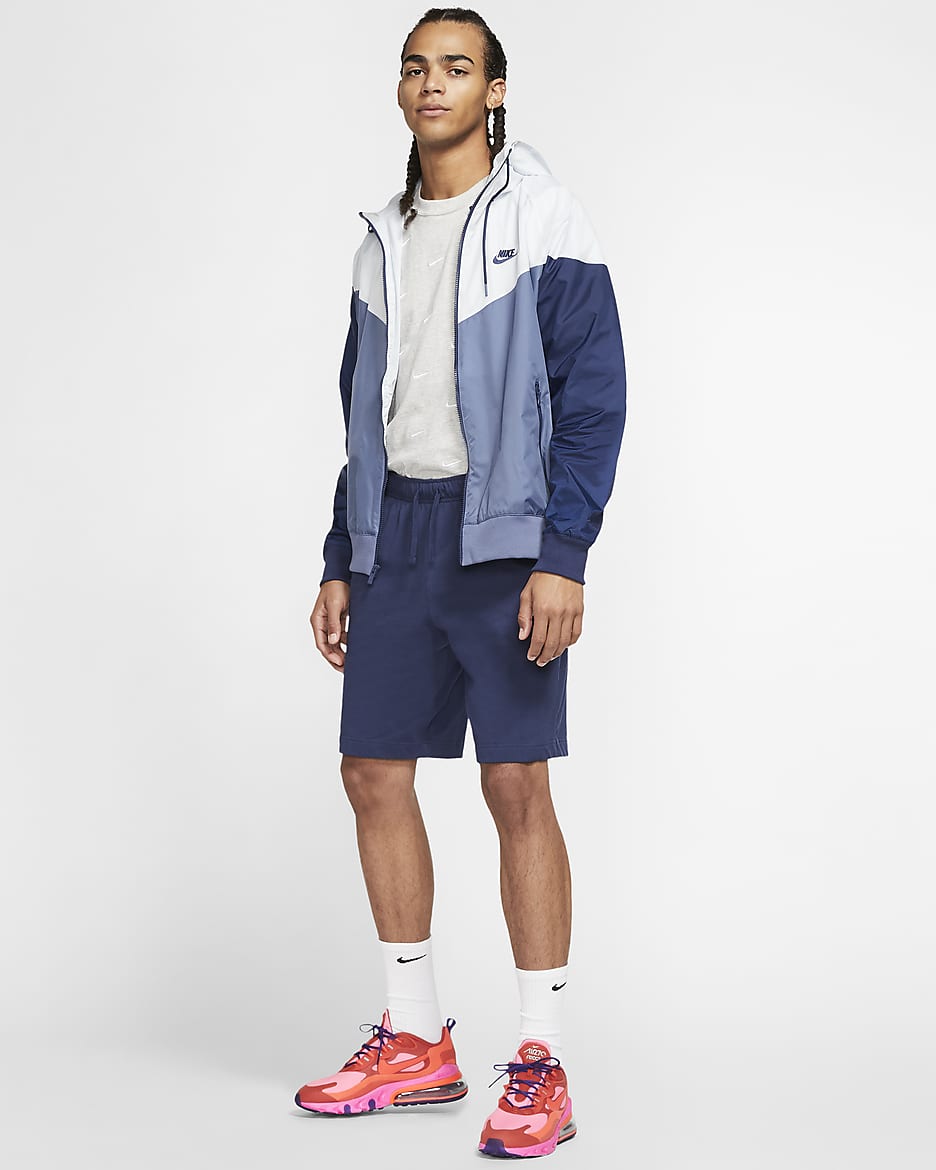 Short Nike Sportswear Club pour Homme - Midnight Navy/Blanc