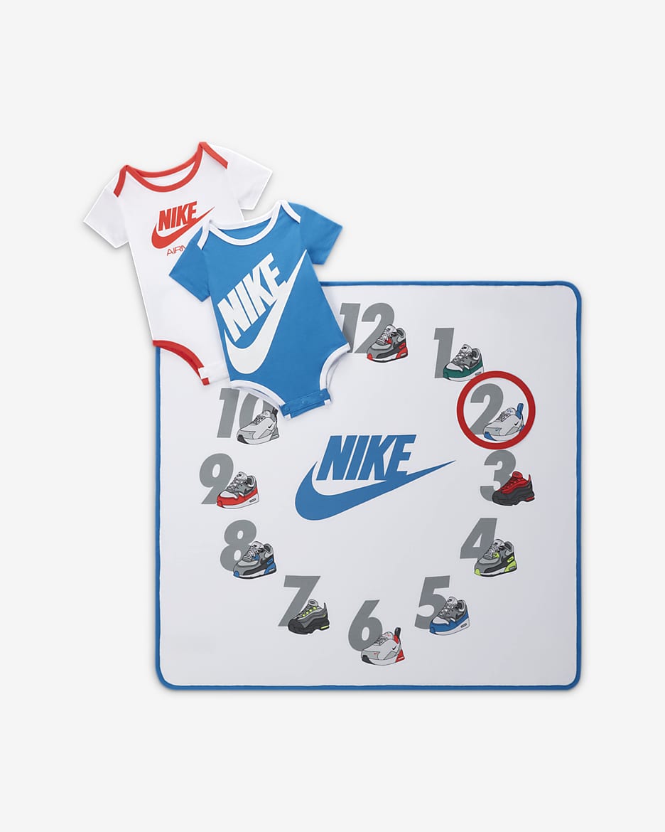Nike Baby (0-12M) New Milestone Box Set - White