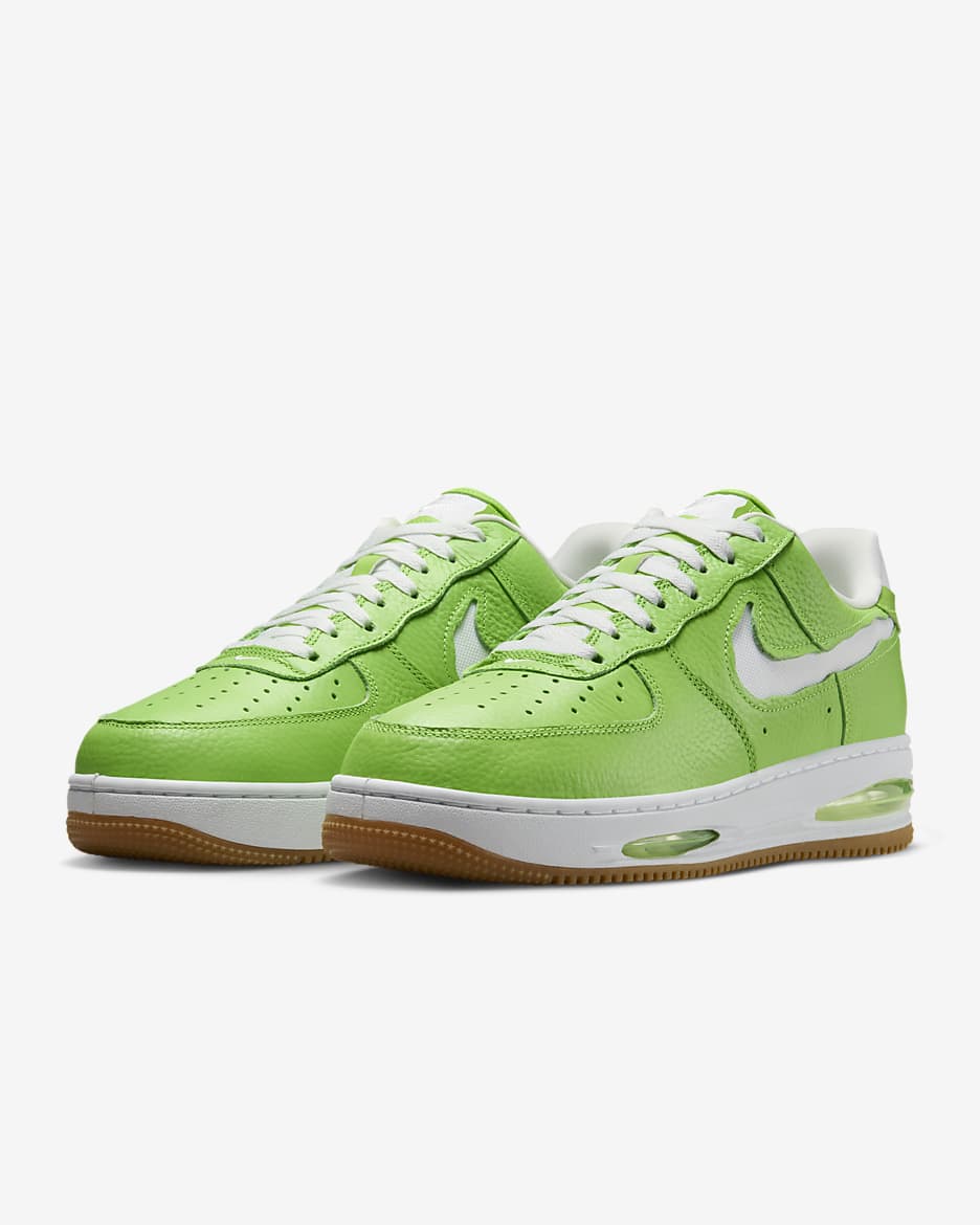 Tenis para hombre Nike Air Force 1 Low EVO - Verde acción/Toque de limón claro/Amarillo goma/Blanco