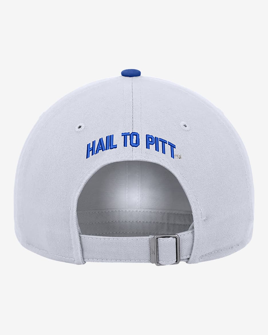 Pitt Nike College Campus Cap - White