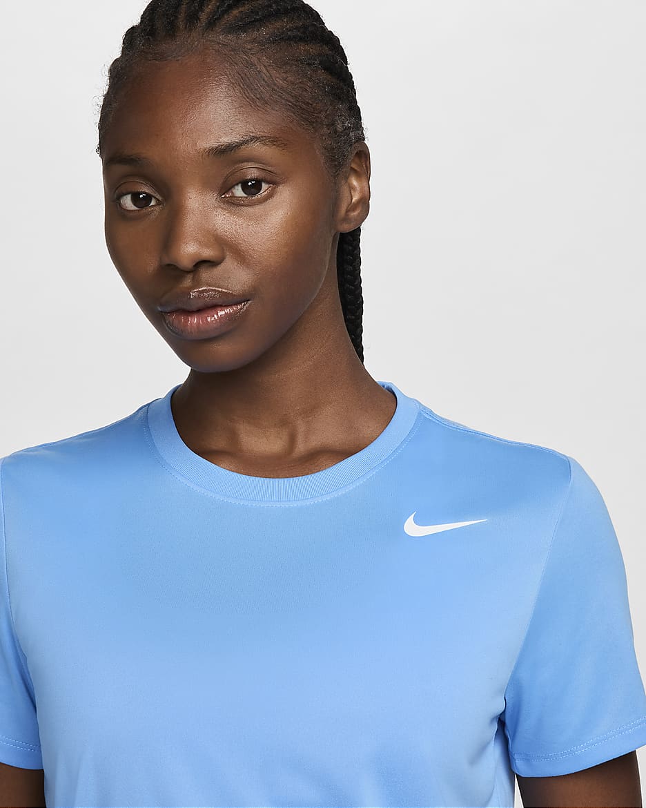 Nike Dri-FIT Women's T-Shirt - University Blue/White