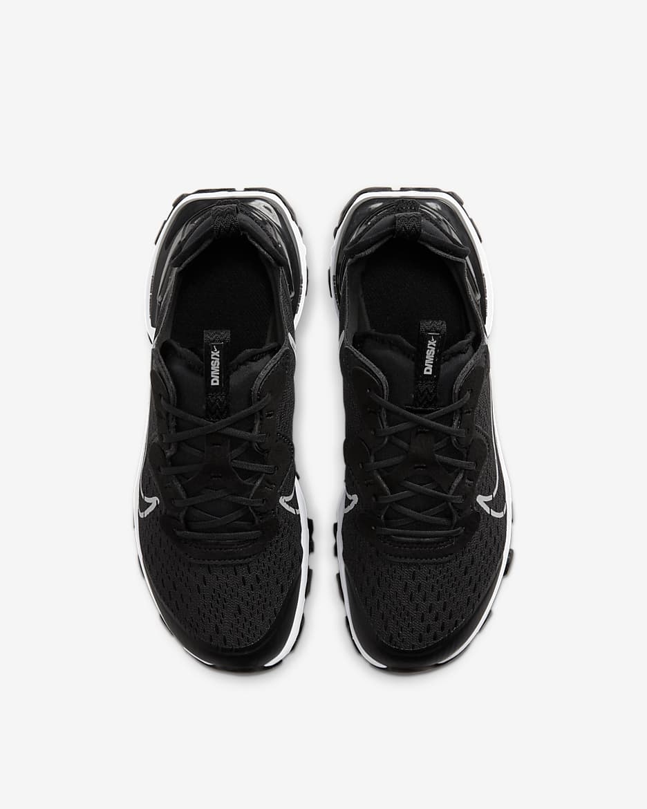 Nike React Vision Kinderschoen - Zwart/Zwart/Wit
