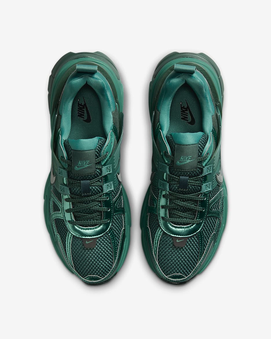 Nike V2K Run Shoes - Bicoastal/Vintage Green/Metallic Silver
