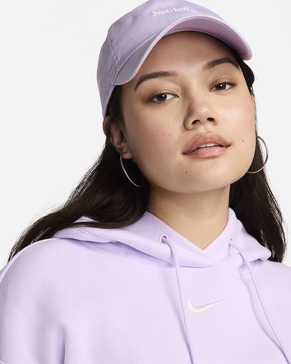 Nike Sportswear Phoenix Fleece Women's Oversized Pullover Hoodie - Violet Mist/Sail