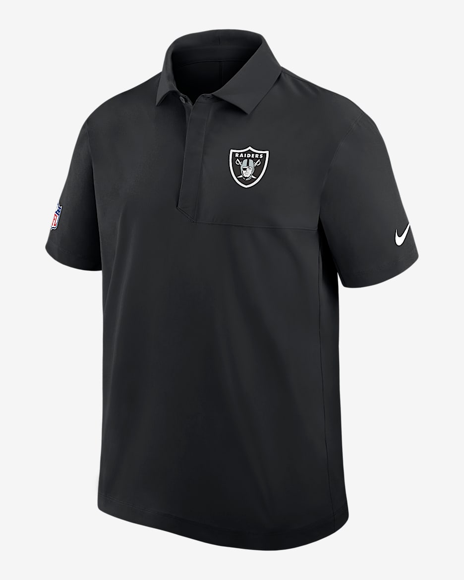 Polo Nike Dri-FIT de la NFL para hombre Las Vegas Raiders City Pride Sideline - Negro