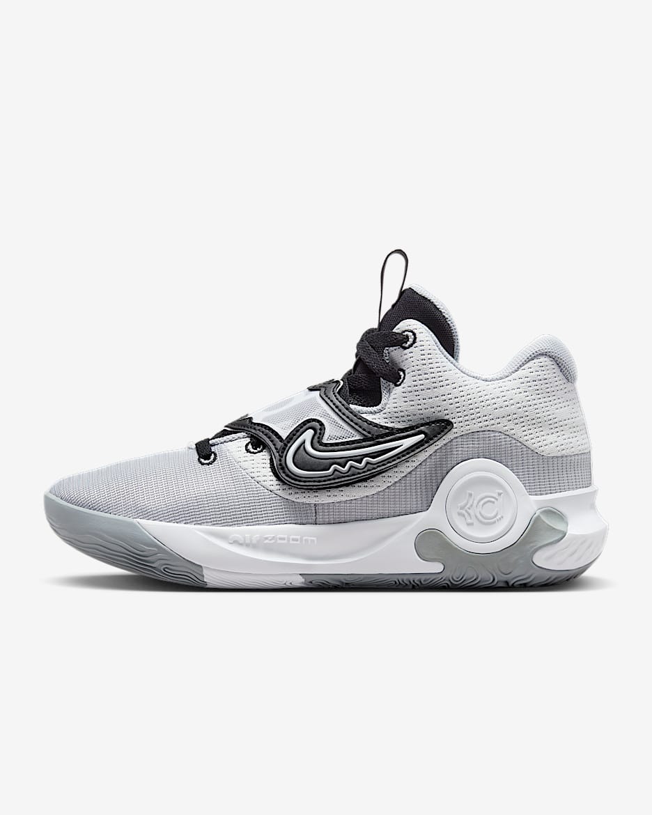Calzado de básquetbol KD Trey 5 X - Blanco/Negro/Gris lobo/Blanco