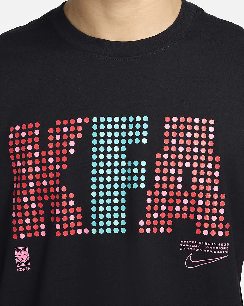 Korea Men's Nike Football T-Shirt - Black