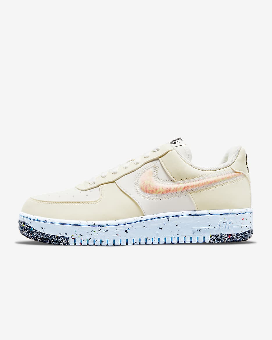 Calzado para mujer Nike Air Force 1 Crater - Vela/Leche de coco/Volt/Naranja total