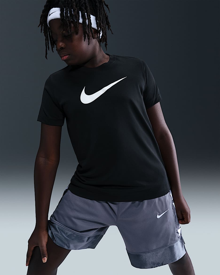 Nike Legend Big Kids' Dri-FIT T-Shirt - Black