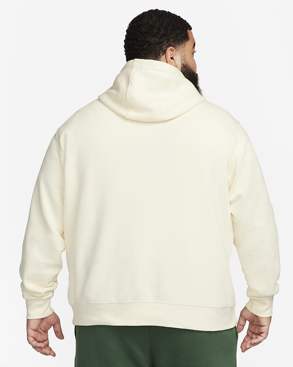 Sudadera con gorro sin cierre para hombre Nike Club Fleece - Leche de coco/Leche de coco