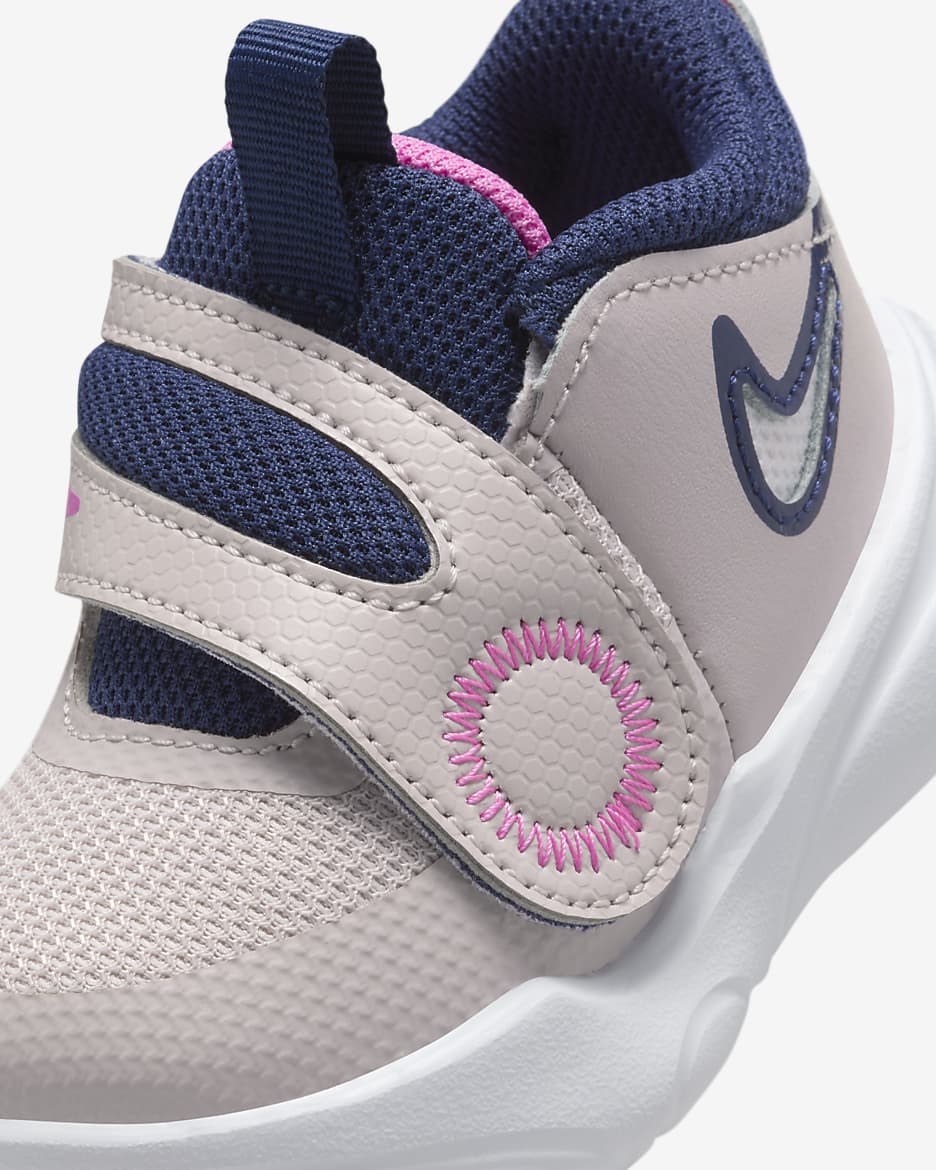 Nike Team Hustle D 11 Baby/Toddler Shoes - Platinum Violet/Playful Pink/Midnight Navy/White