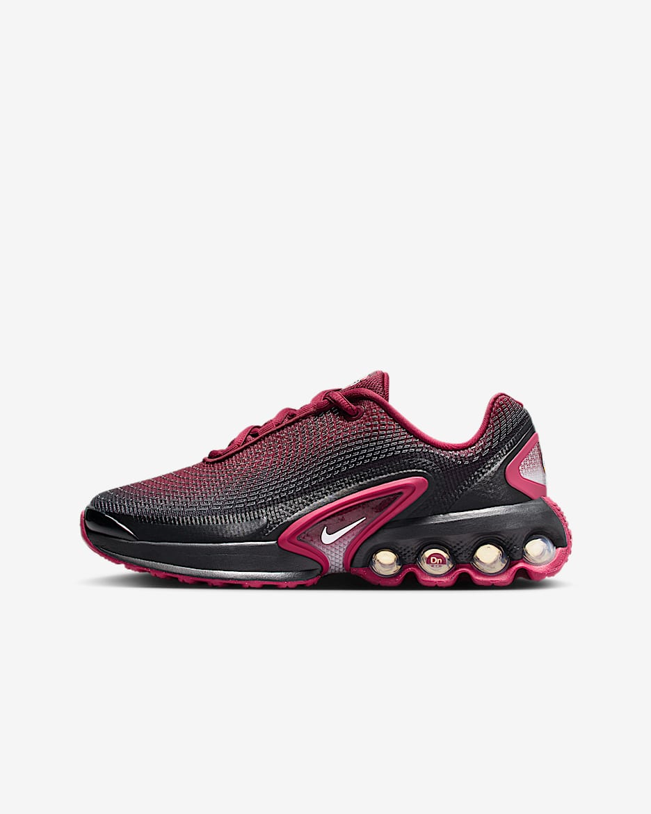 Nike Air Max Dn Big Kids' Shoes - Team Red/Black/Noble Red/White