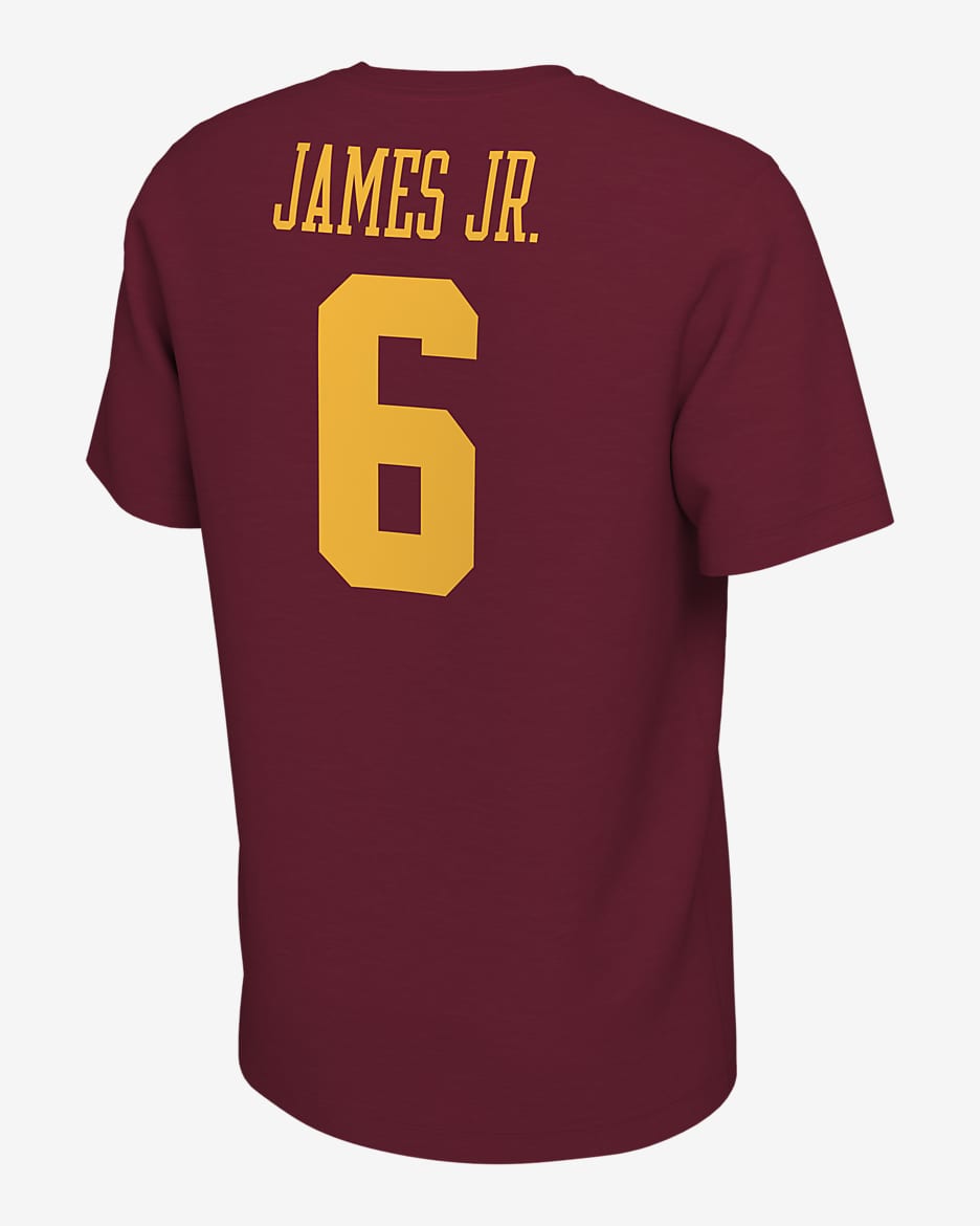 Bronny James USC Men's Nike College T-Shirt - Team Crimson