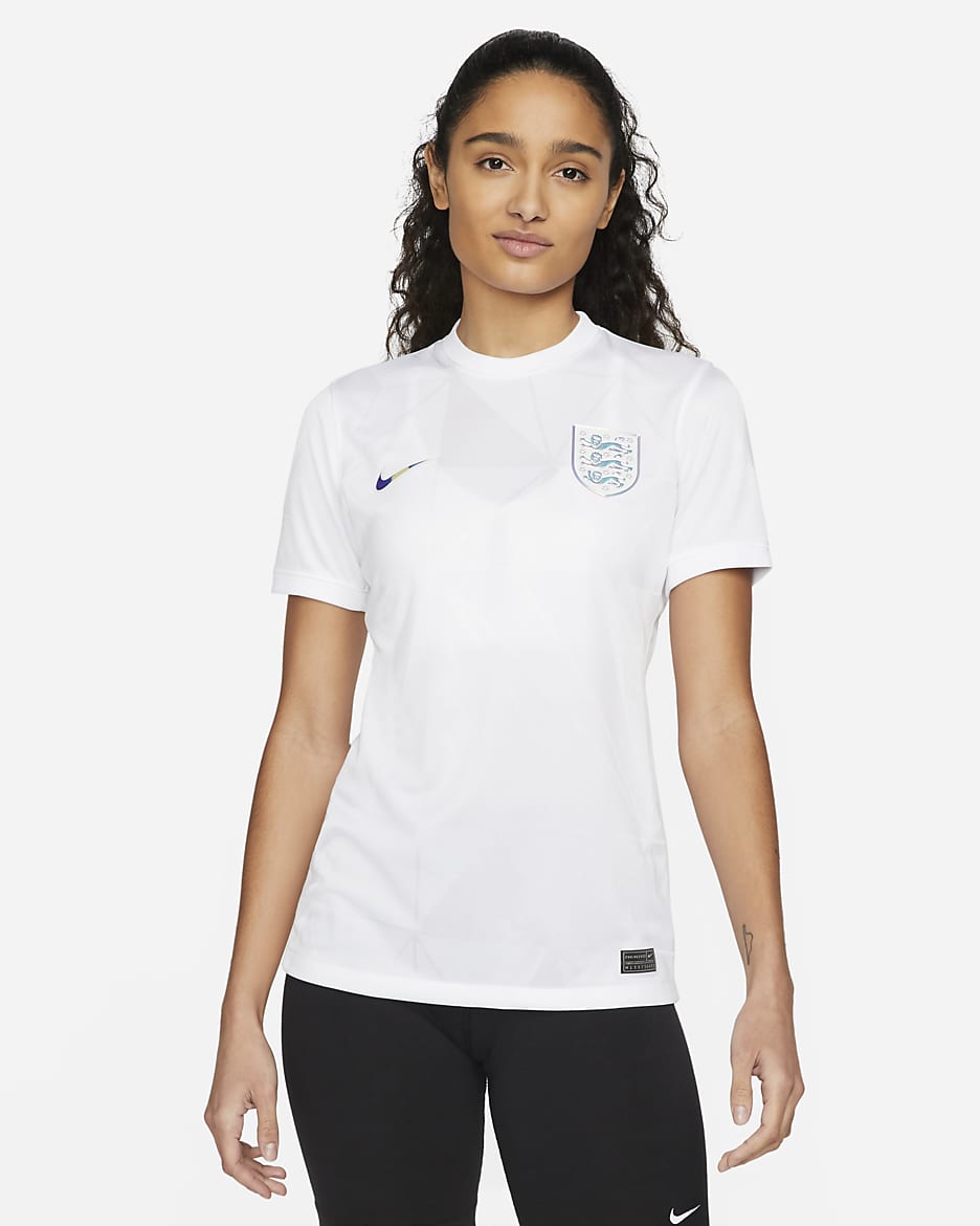 Jersey de fútbol Nike Dri-FIT de Inglaterra local 2022 Stadium para mujer - Blanco