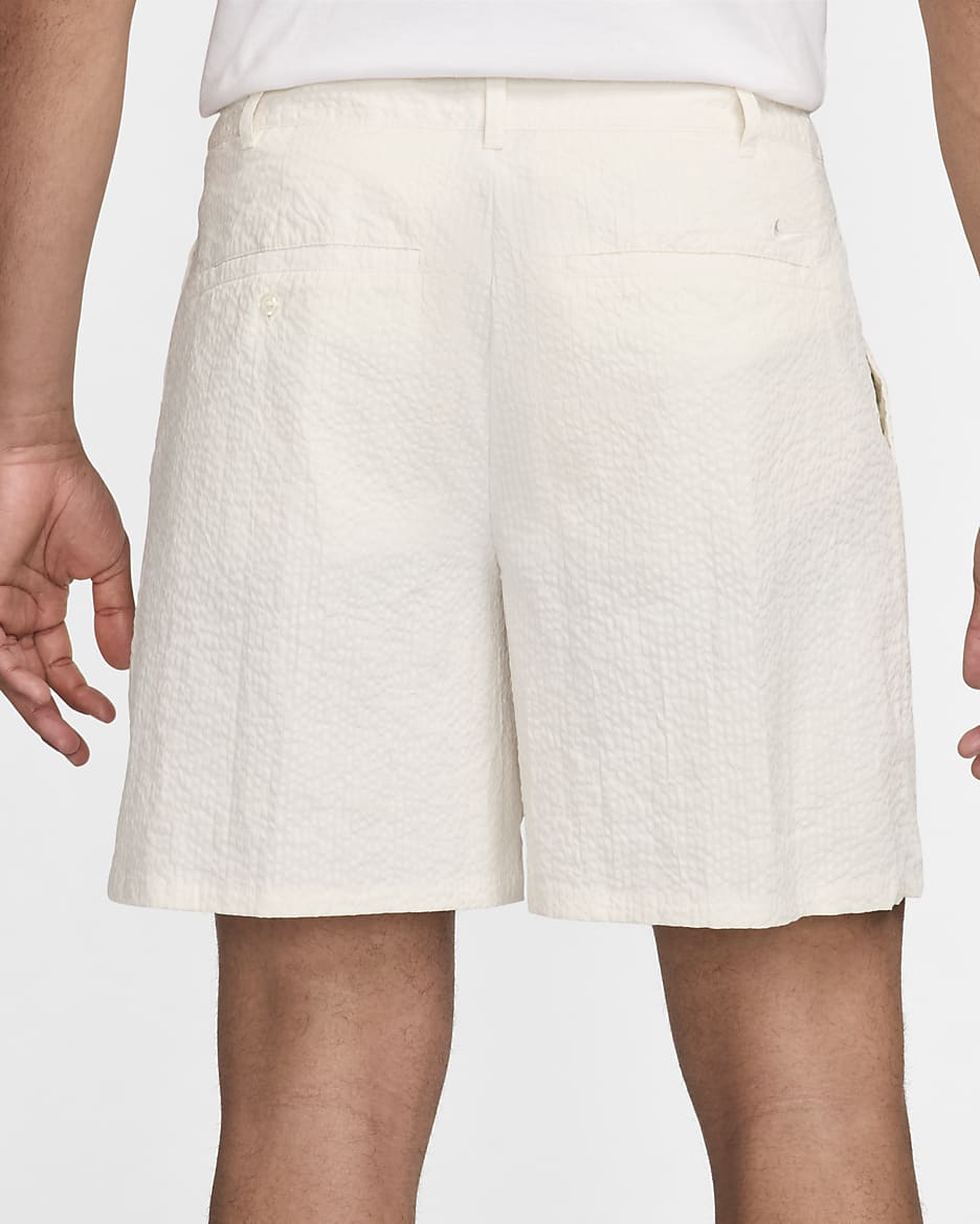 Shorts in tessuto seersucker Nike Life – Uomo - Phantom/Phantom